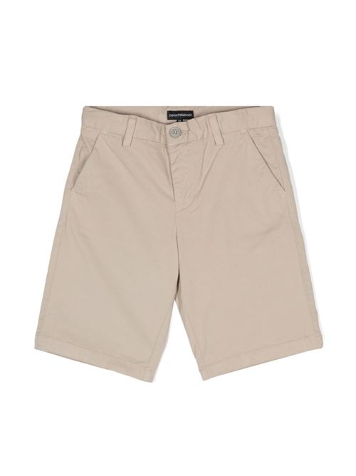 Bermuda bambino Emporio Armani beige EMPORIO ARMANI KIDS | 8N4S604N6YZ01M5